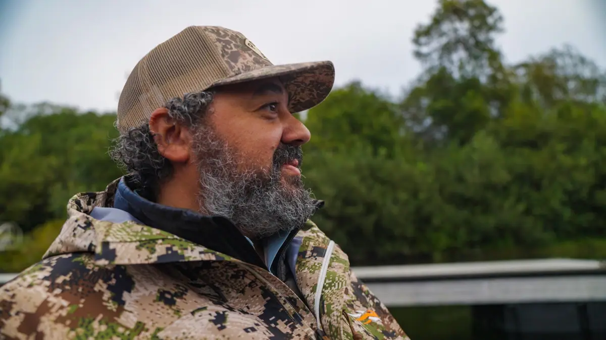 Josh Crumpton on the river
